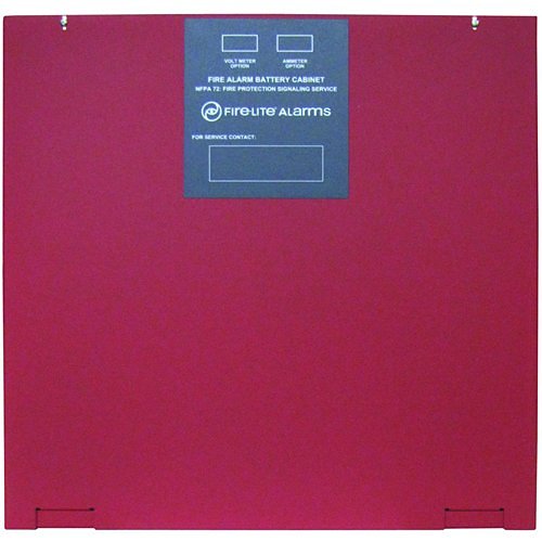 FireLite BB-26 smoke detector mounted on ceiling, black and white design for fire safety in commercial or residential buildings.