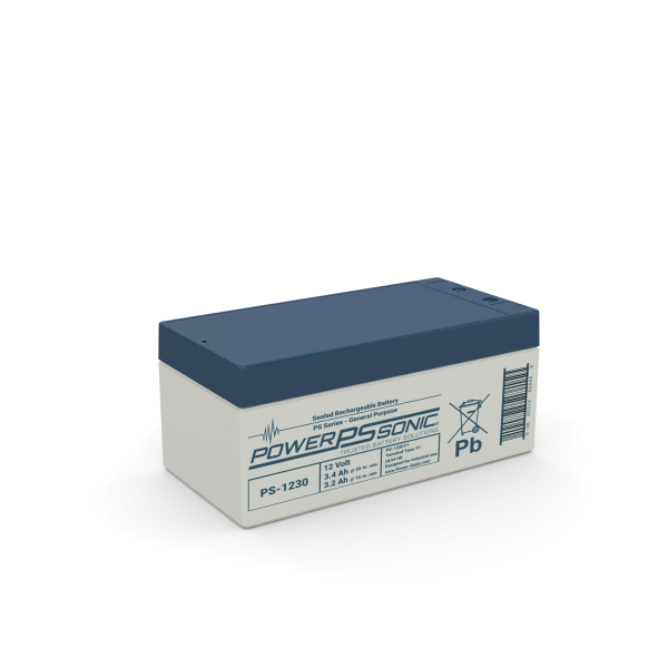 Power Sonic PS-1230 fire alarm sensor with ULC certification, mounted on ceiling, part of fire detection system in a commercial setting.