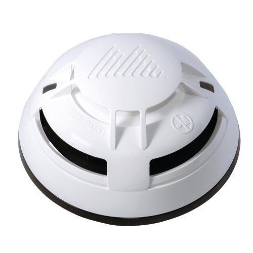 Secutron MRI-4030 fire alarm system sensor with ULC certification, mounted on wall for fire detection and safety.