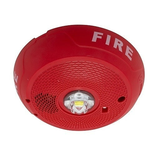 System Sensor CHSRLED Indoor LED Chime Strobe Wall, Fire, Red