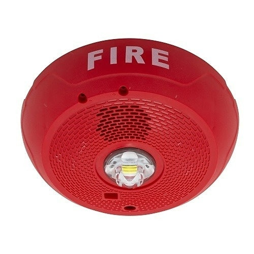 System Sensor CHSRLED Indoor LED Chime Strobe Wall, Fire, Red