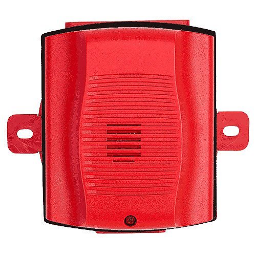 System Sensor HRK fire alarm with test button and wiring terminals, designed for fire detection and safety systems.