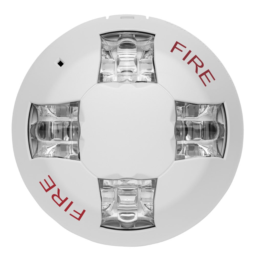Kidde EGCVHWF Ceiling Strobe, 135-185cd, White, FIRE Marking