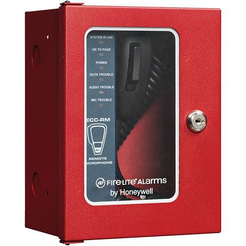 Fire-Lite ECC-RM fire alarm system sensor with ULC-ZNAC-PS and JEM Systems Canada branding, mounted on a wall.
