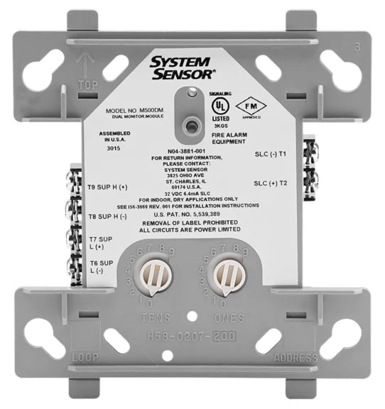 System Sensor M500DM Module Single Dual Monitor SSD 500 Series CLIP