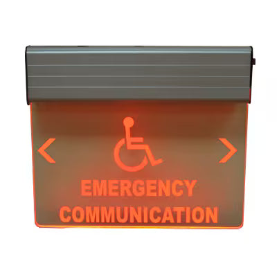 Rath Communications 7050ED fire alarm device mounted on wall, part of the Rath Communications fire alarm system.