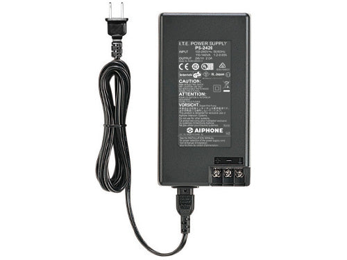 Aiphone PS-2420UL 24V DC Power Supply, 2A, UL Listed