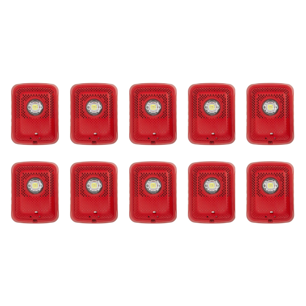 System Sensor SPSRLED-BP10 Speaker Wall-Mounted LED Strobe Bulk Pack
