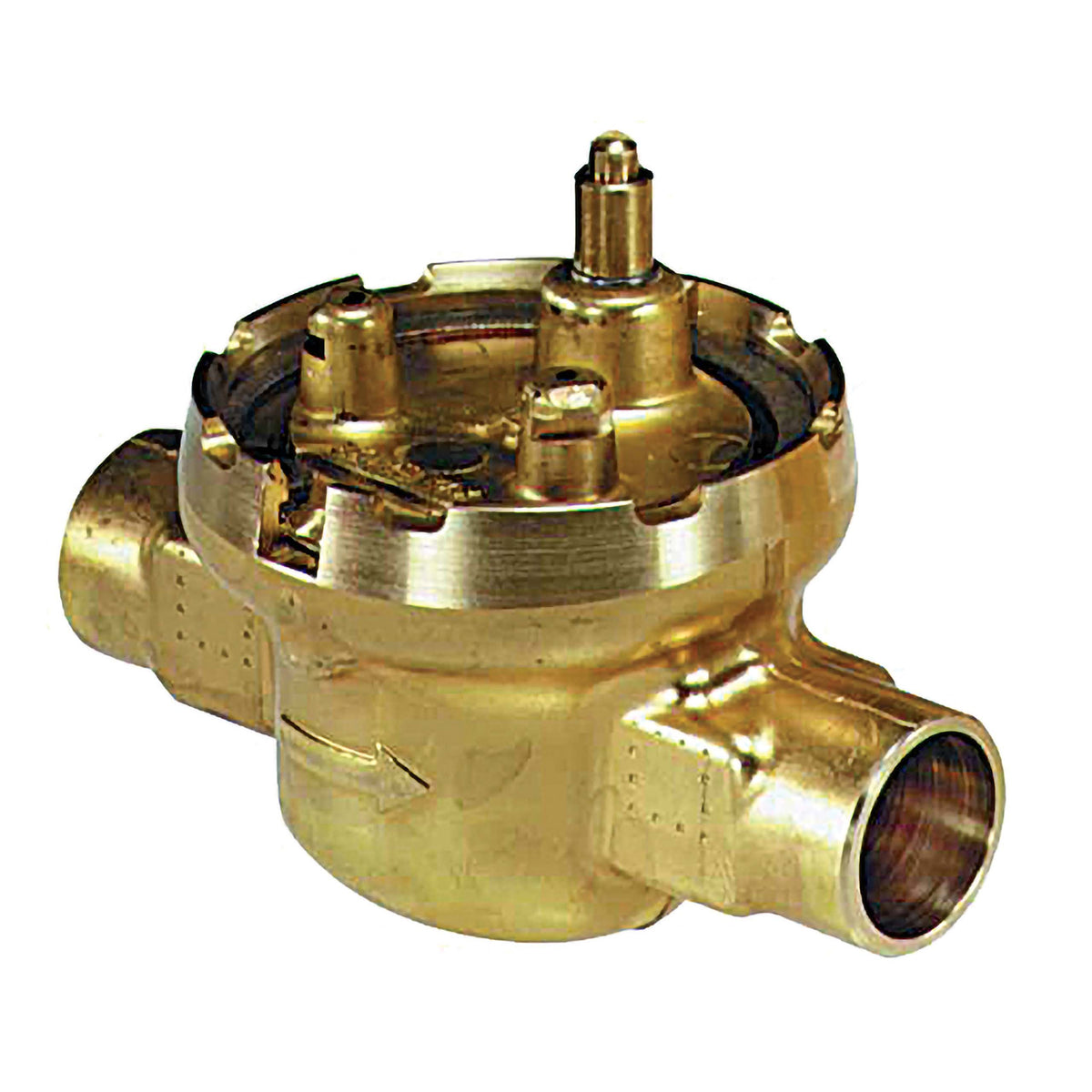 Resideo VU53S2059/B Two-way Fan Coil Valve, 3/4 in Sweat, 8.0 Cv/7.0 Kvs