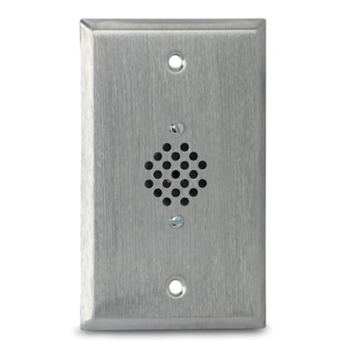 APC MS-RH fire alarm by Air Products and Controls, mounted on wall, with alarm indicator and wiring visible.