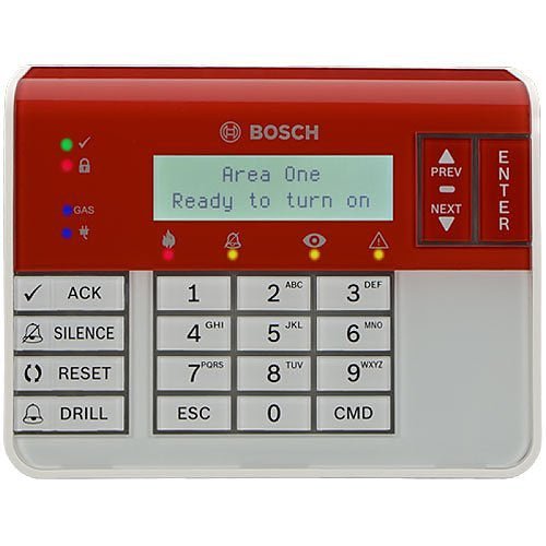 Bosch B926F fire alarm device with digital display and sensor, designed for residential and commercial safety applications.