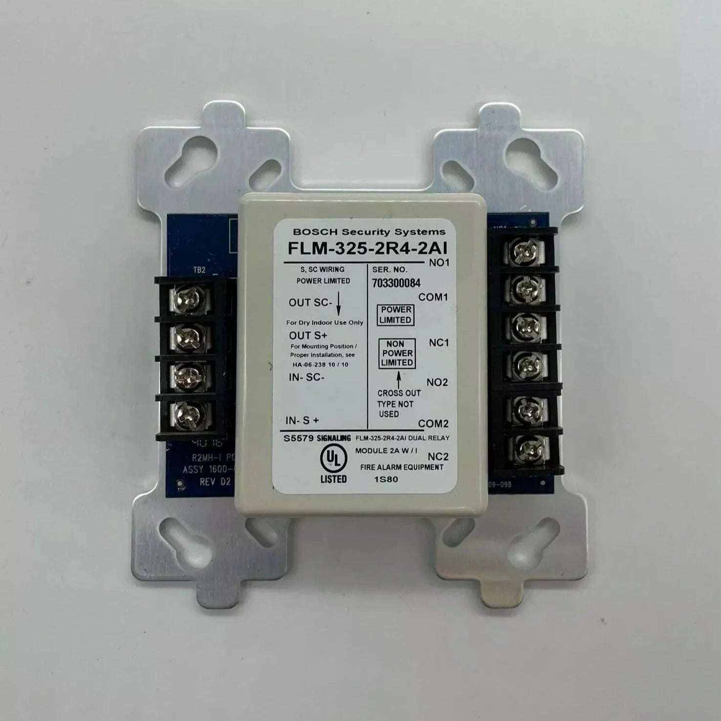 Bosch FLM-325-2R4-2AI industrial flow meter with digital display and stainless steel body for accurate fluid measurement.