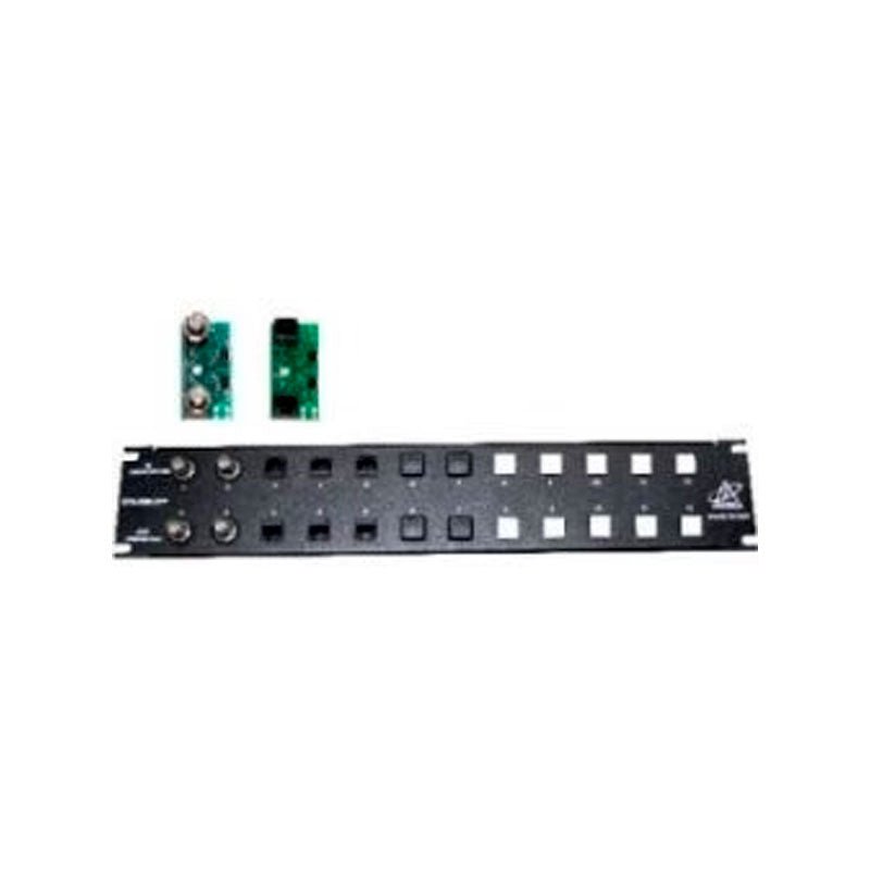 Ditek DTK-RM12FPPLUG surge protection device with power plug and indicator lights on a white background