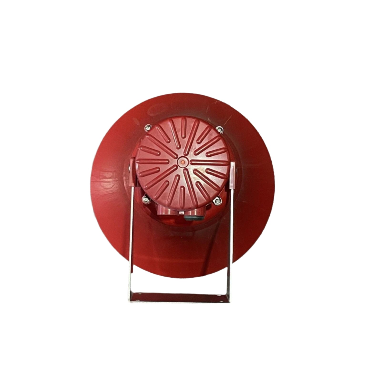 E2S by The Signal Source ML25HV725CN1A1R industrial alarm or siren with black housing and mounting bracket.