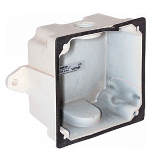 Eaton Wheelock WBB-S backbox with Jem Systems Canada label, rectangular electrical enclosure for wiring and connections