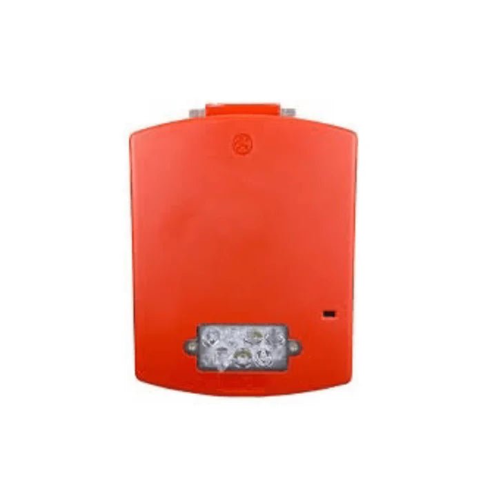 Eaton Wheelock EL3RST-FR emergency signaling strobe light with red lens and durable housing, designed for industrial safety applications.