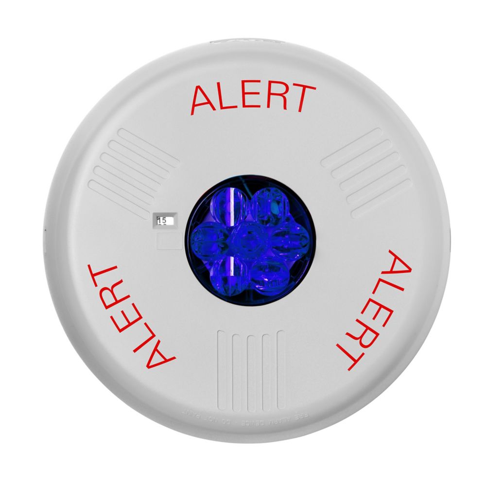 Eaton Wheelock ELSTWC-ALB alarm system with black cover and control panel, designed for security and access control applications