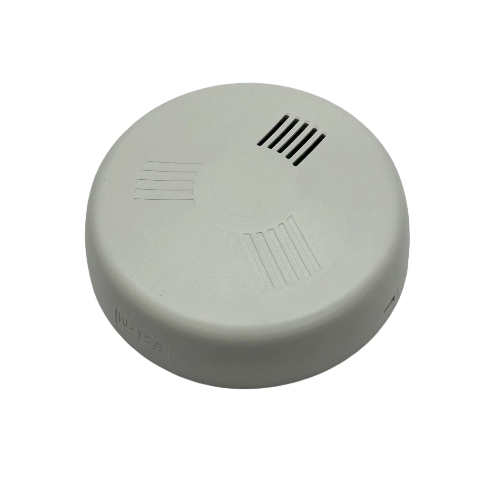 Eaton Wheelock LHNWC3 fire alarm horn strobe with black housing and visible mounting bracket.