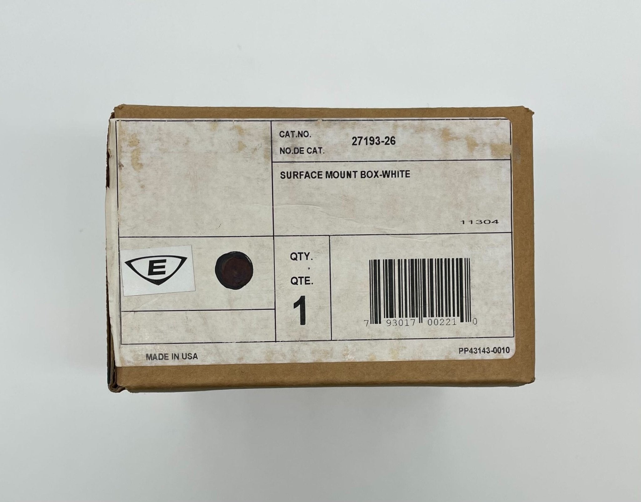 Edwards 27193-26 fire alarm with smoke detection and alarm indicator, mounted on a wall for fire safety.