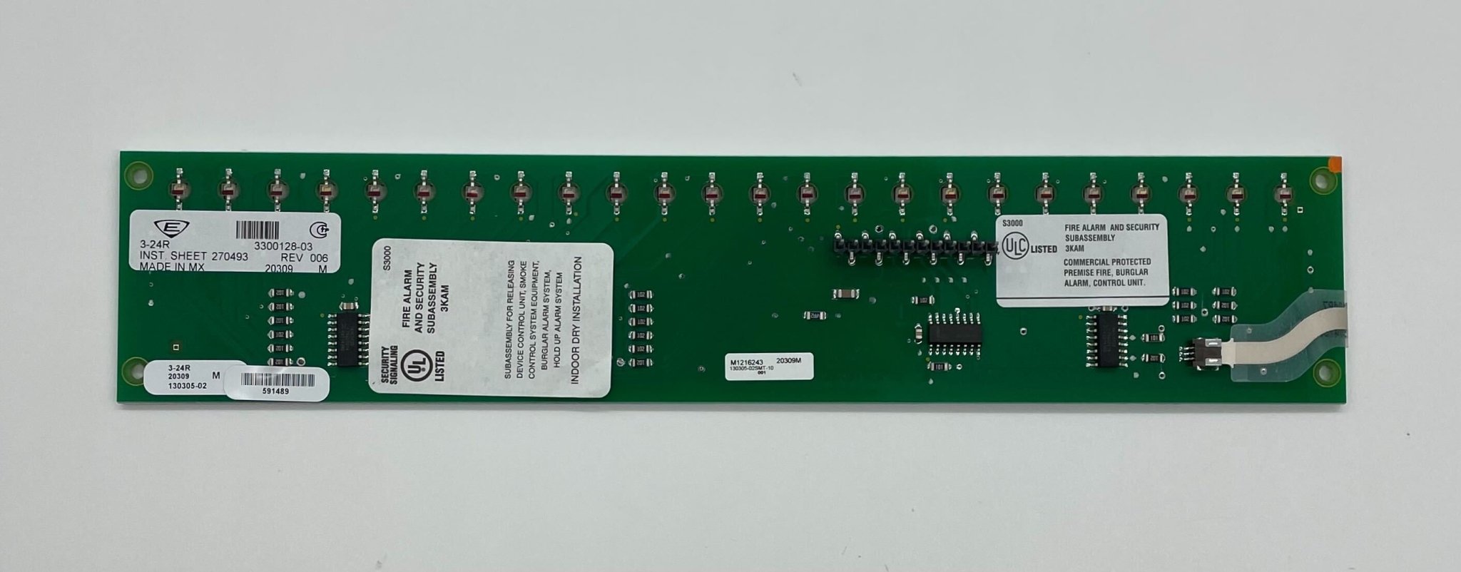 Edwards 3-24R module from Jem Systems Canada, showing a compact industrial control component with connectors and wiring.