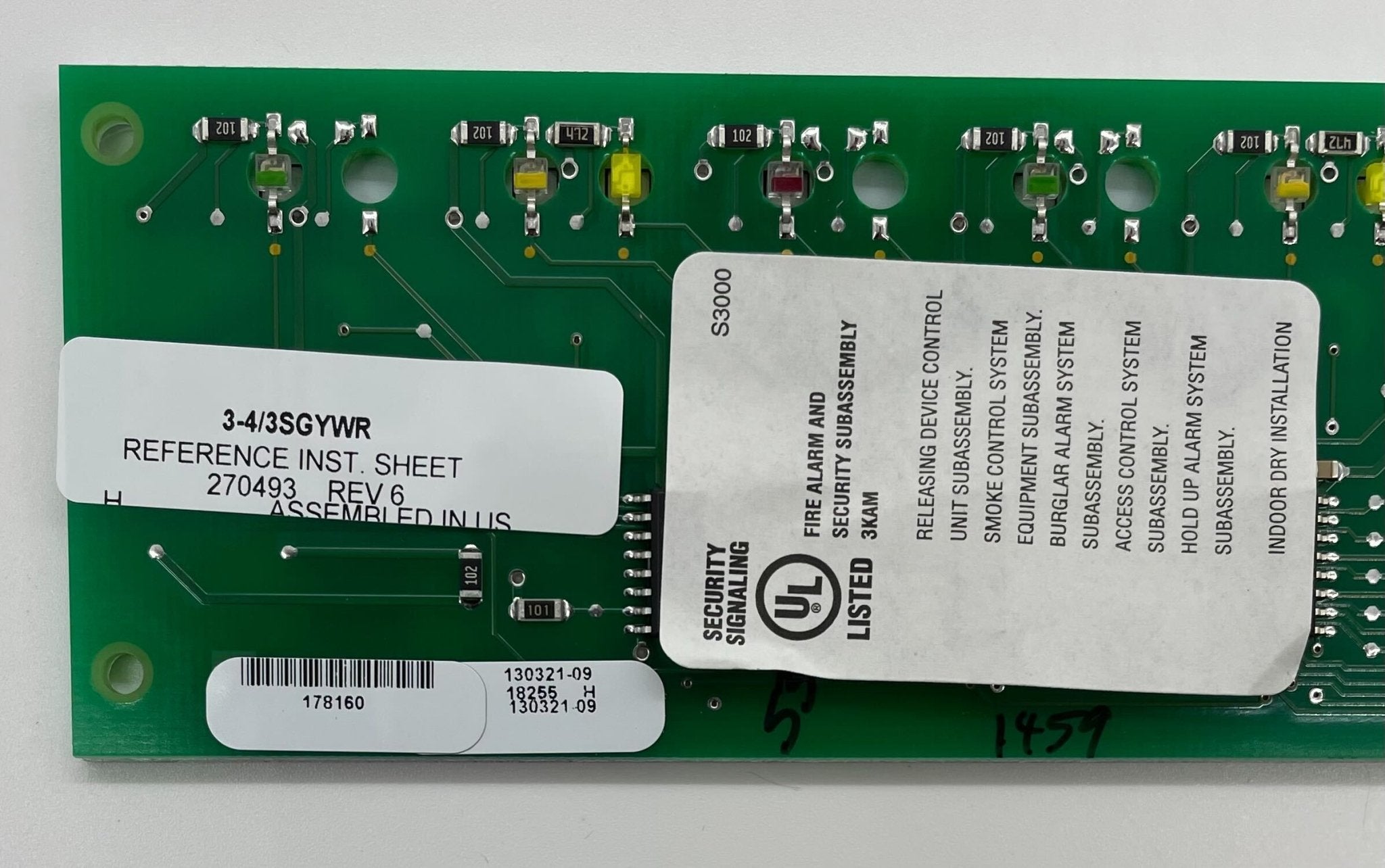 Edwards 3-4/3SGYWR module from Jem Systems Canada, showing a compact, industrial control module with connection ports.