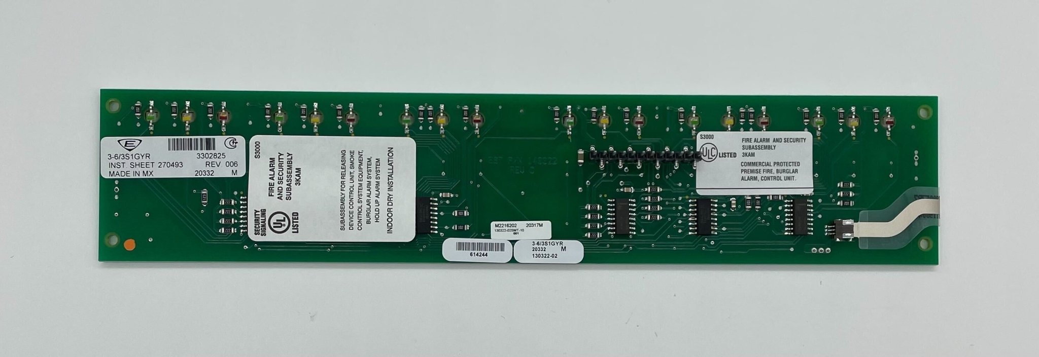 Edwards 3-6/3S1GYR module from Jem Systems, featuring industrial-grade electronic component for automation and control applications.