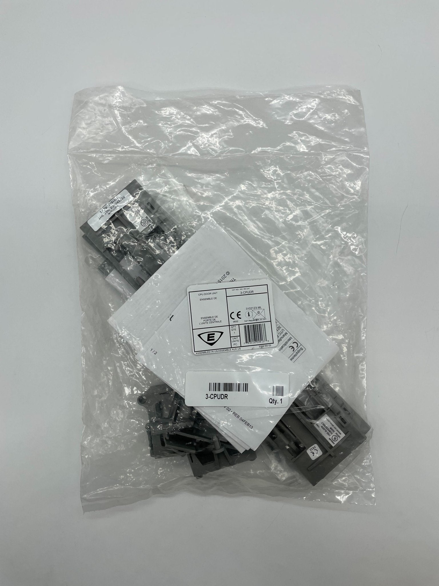 Edwards 3-CPUDR fire alarm with alarm indicator and test button, mounted on wall for fire safety detection