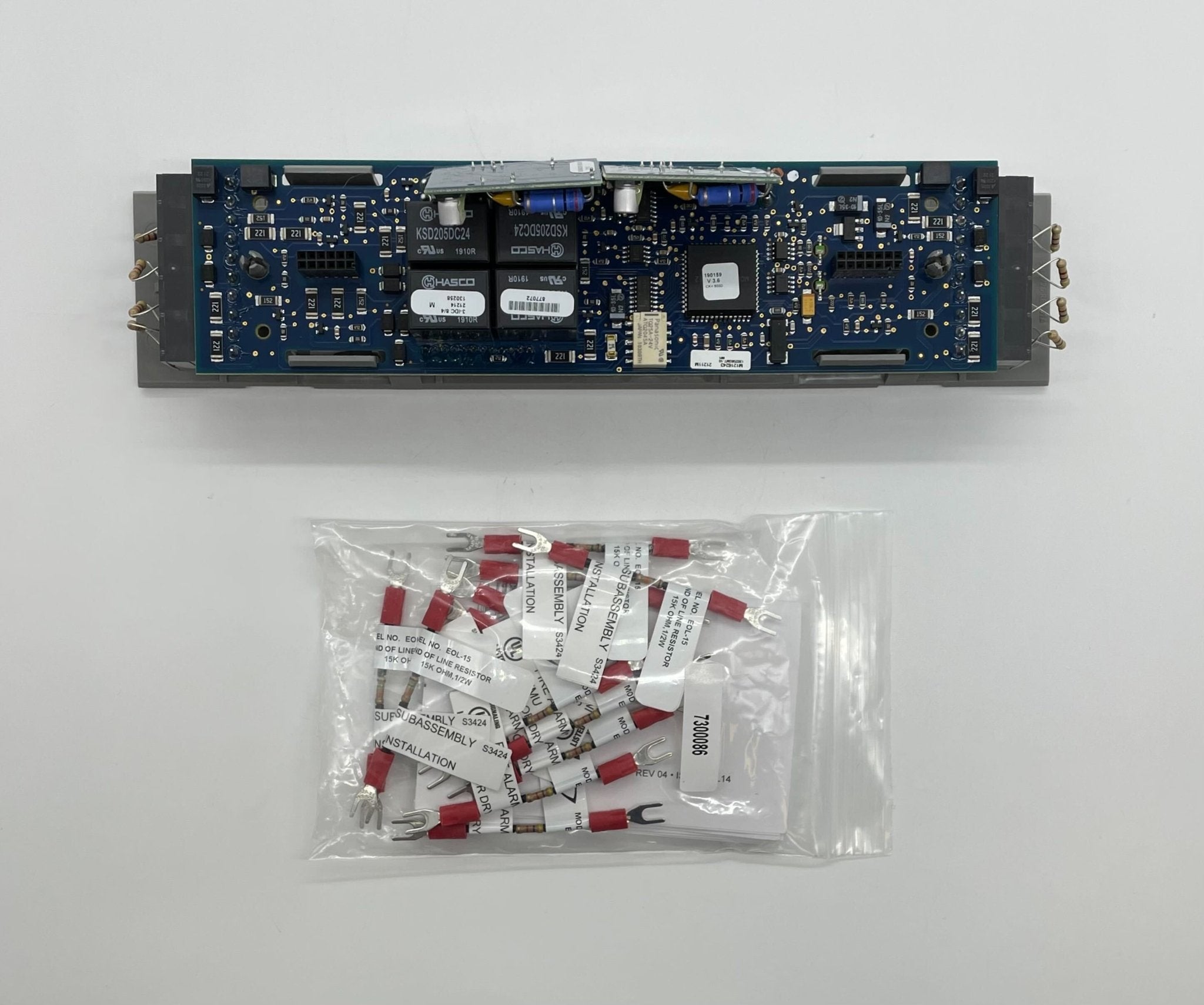 Edwards 3-IDC8/4 module from Jem Systems Canada, featuring electronic components on a circuit board for industrial automation.