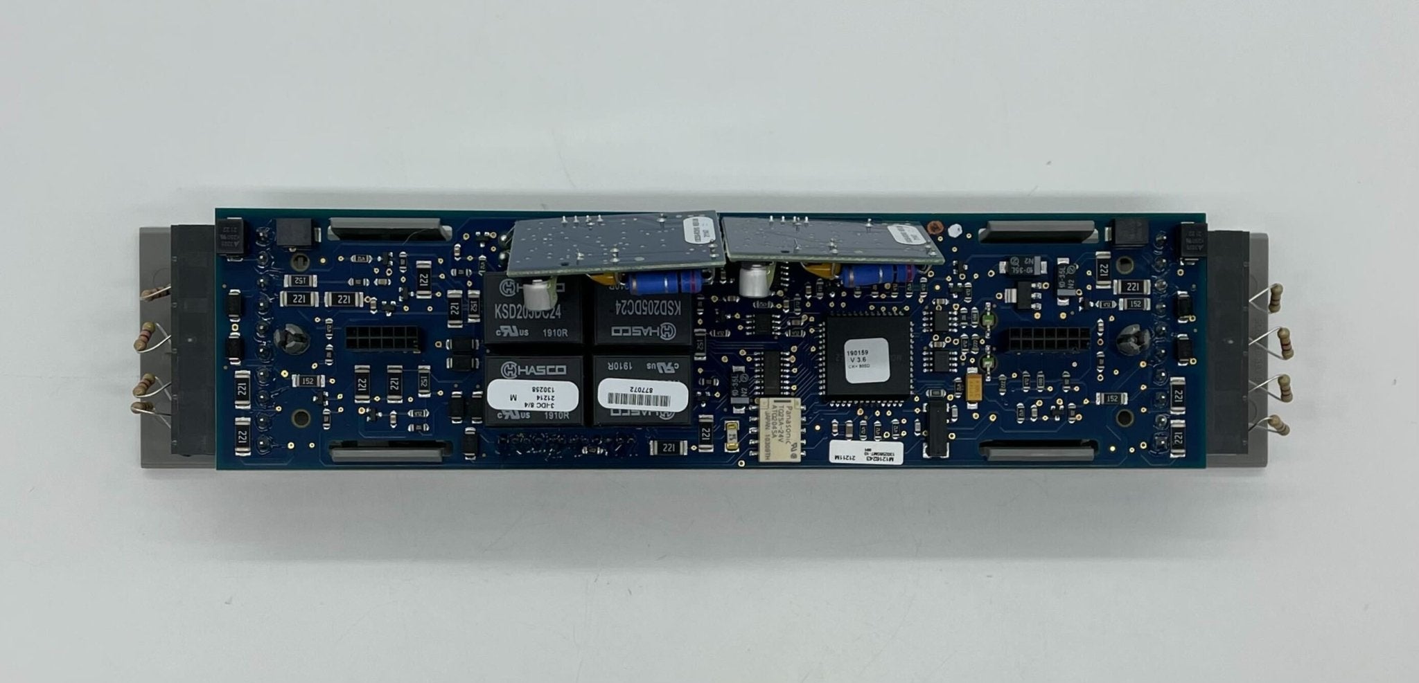 Edwards 3-IDC8/4 modules by Edwards, shown in a close-up image with circuit connections and industrial design.