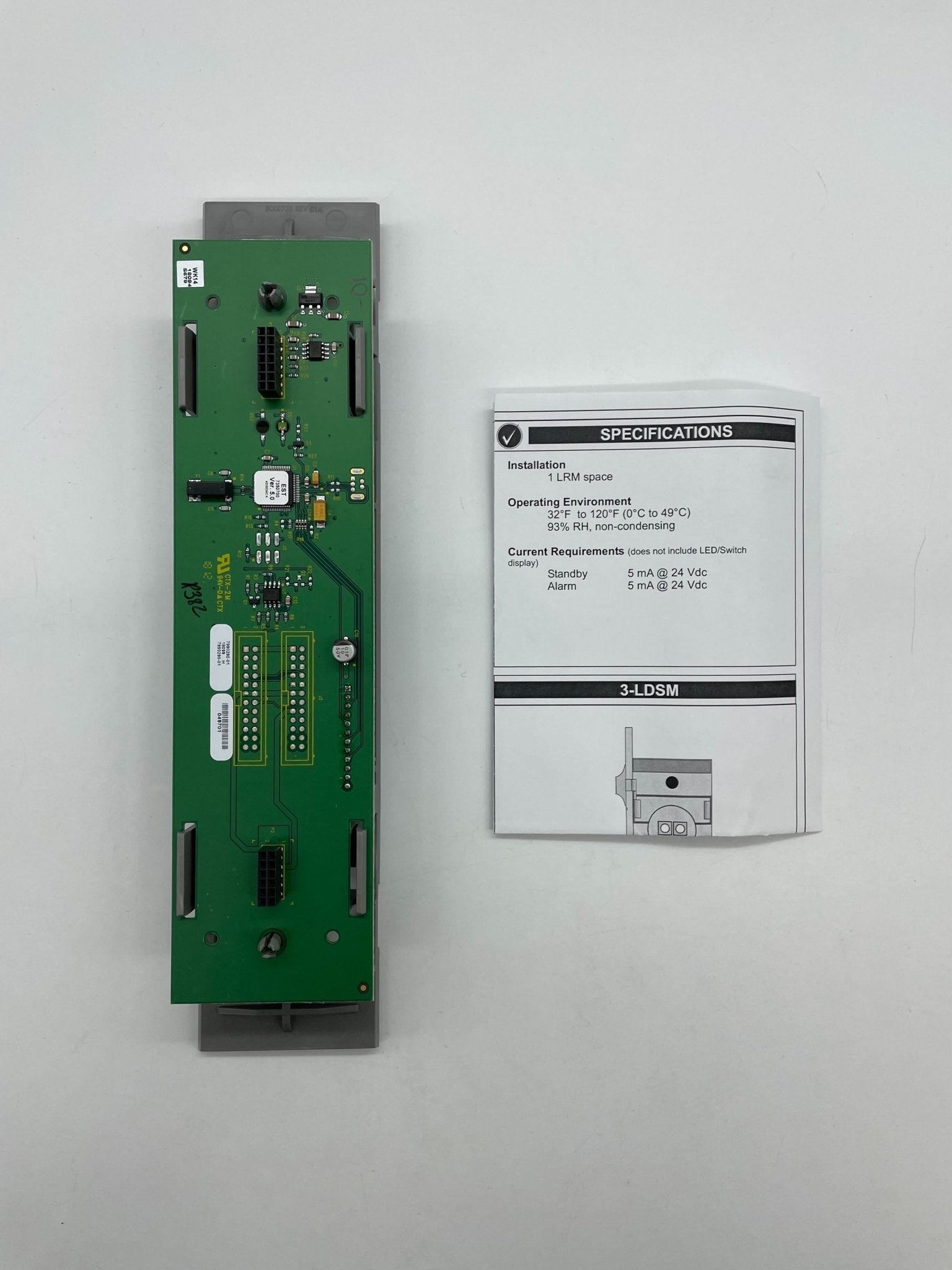 Edwards 3-LDSM module from Jem Systems Canada, showcasing industrial control module with electronic components and wiring.