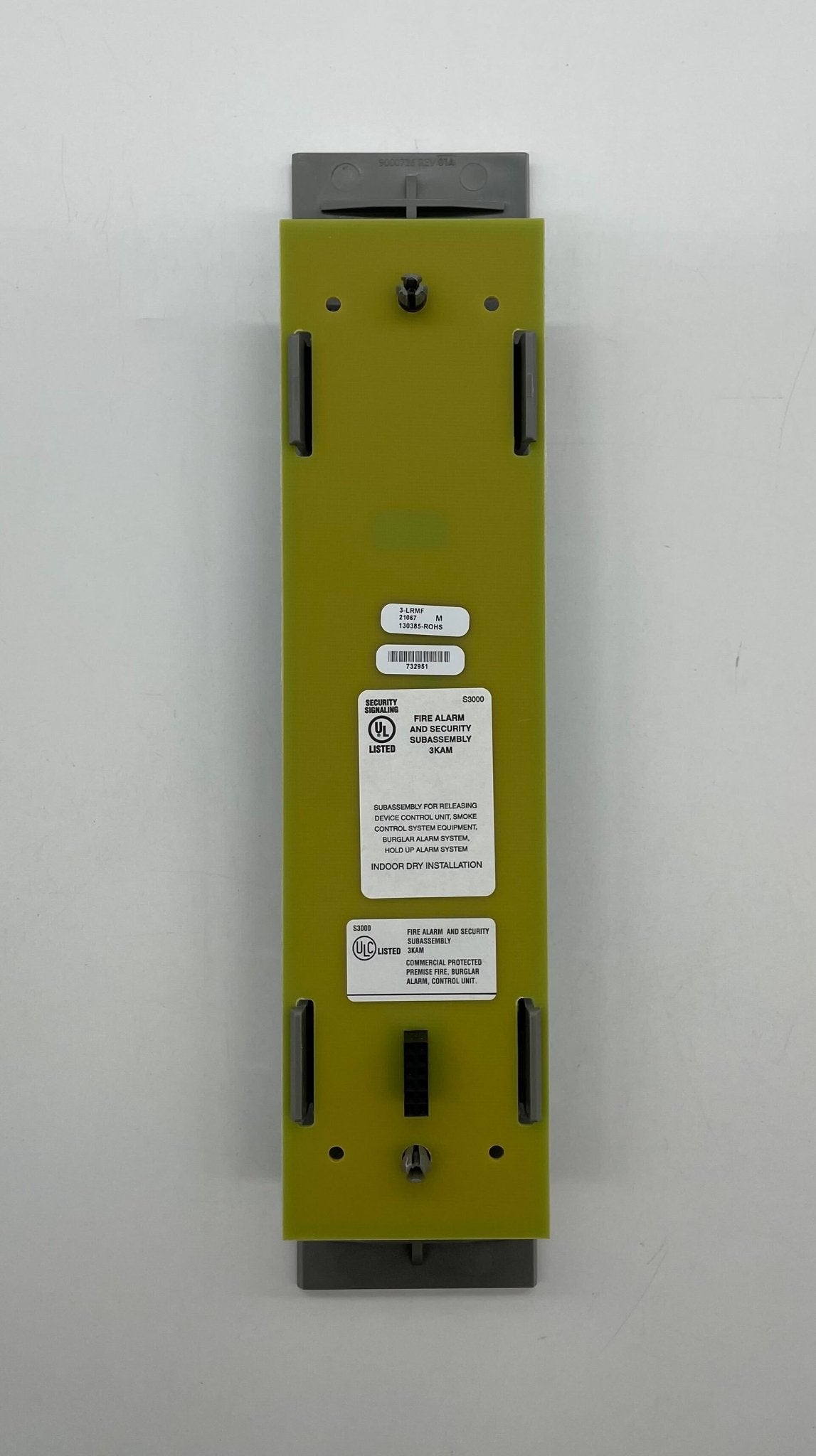 Edwards 3-LRMF fire alarm with dual-sensor smoke detector and manual pull station, mounted on wall for safety detection.