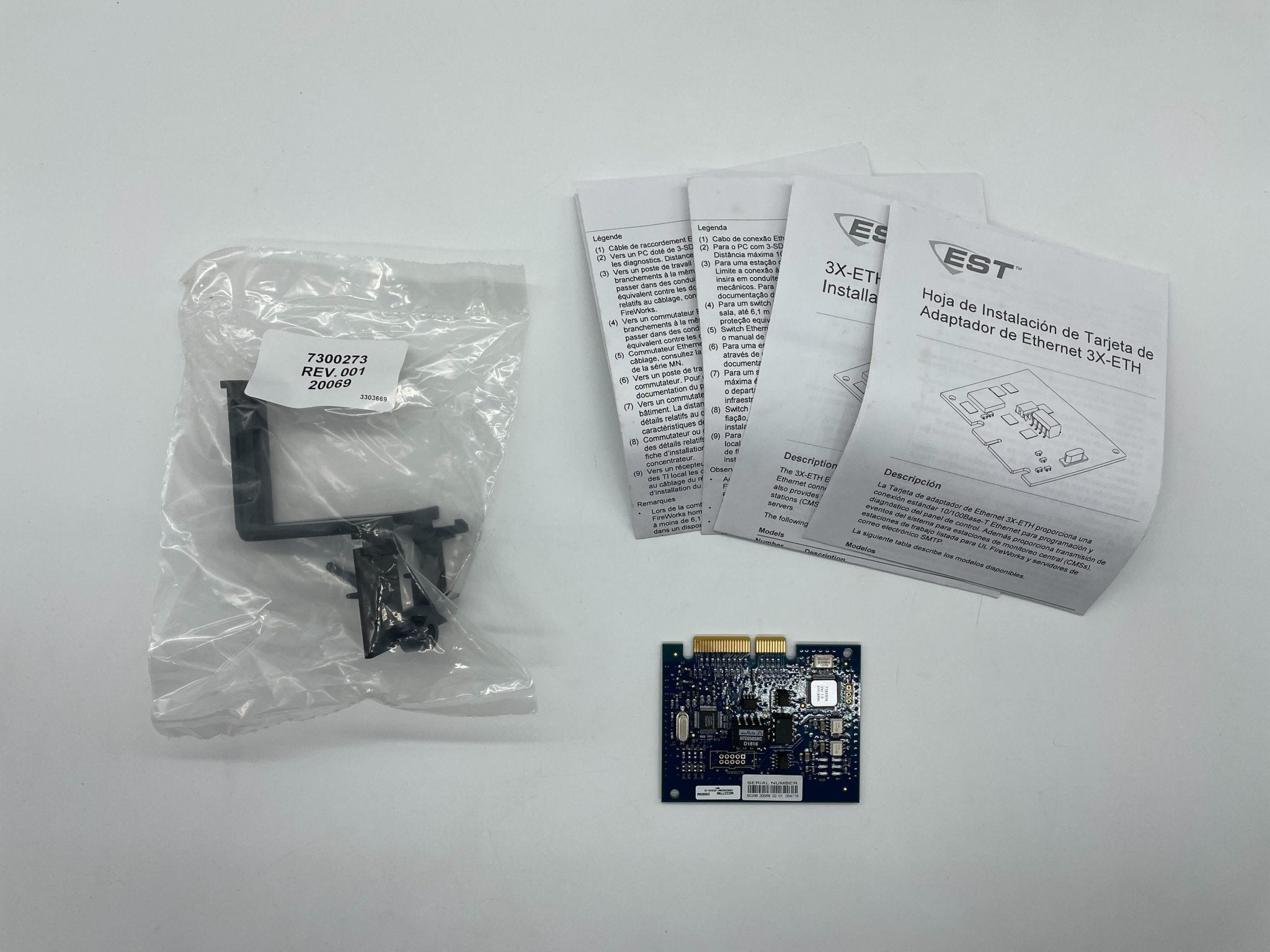 Edwards 3X-ETH1 network card with multiple Ethernet ports, designed for system connectivity and network expansion.