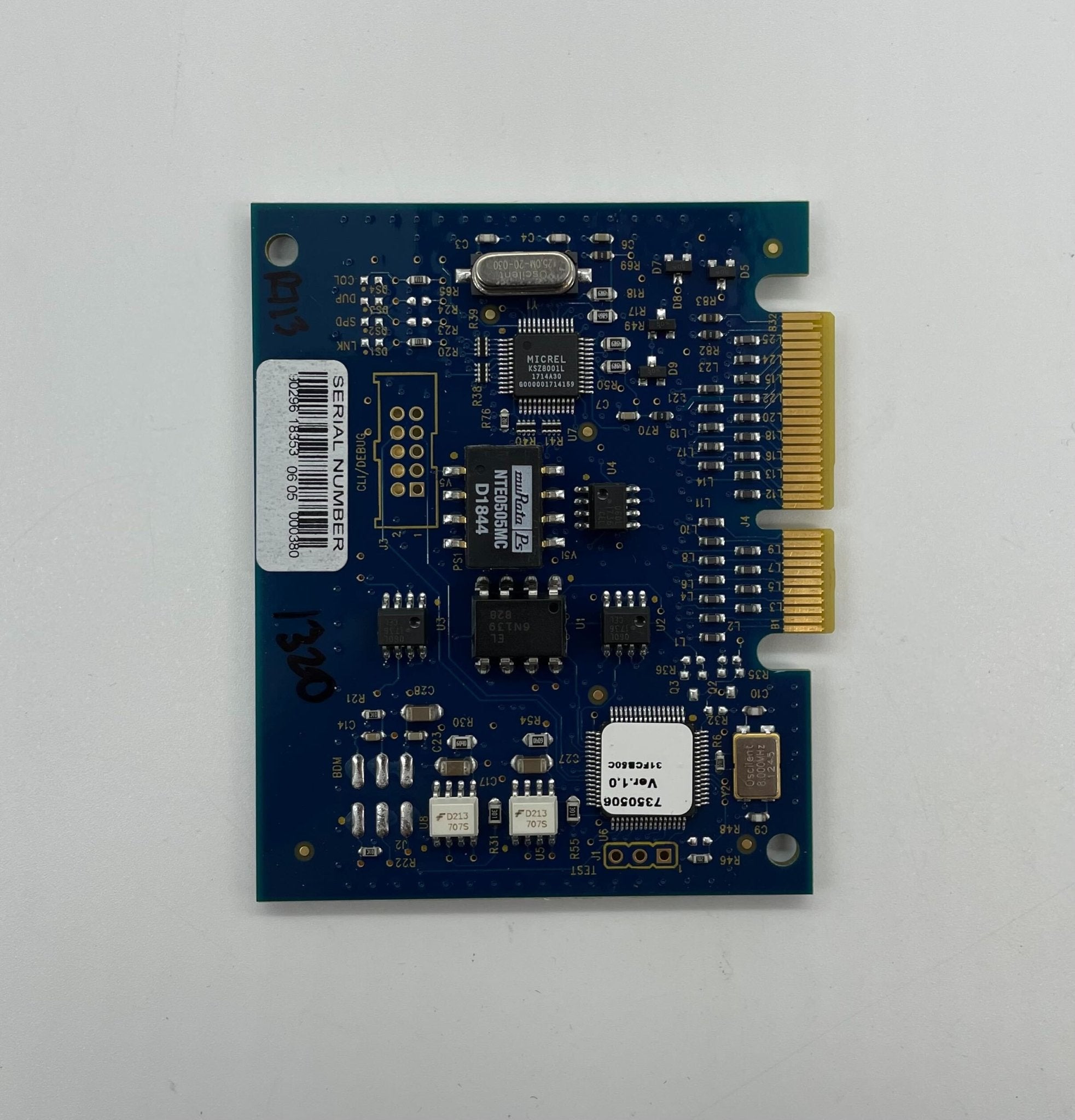 Edwards 3X-ETH2 fire alarm with digital display and sensor, mounted on wall, designed for fire detection and safety.