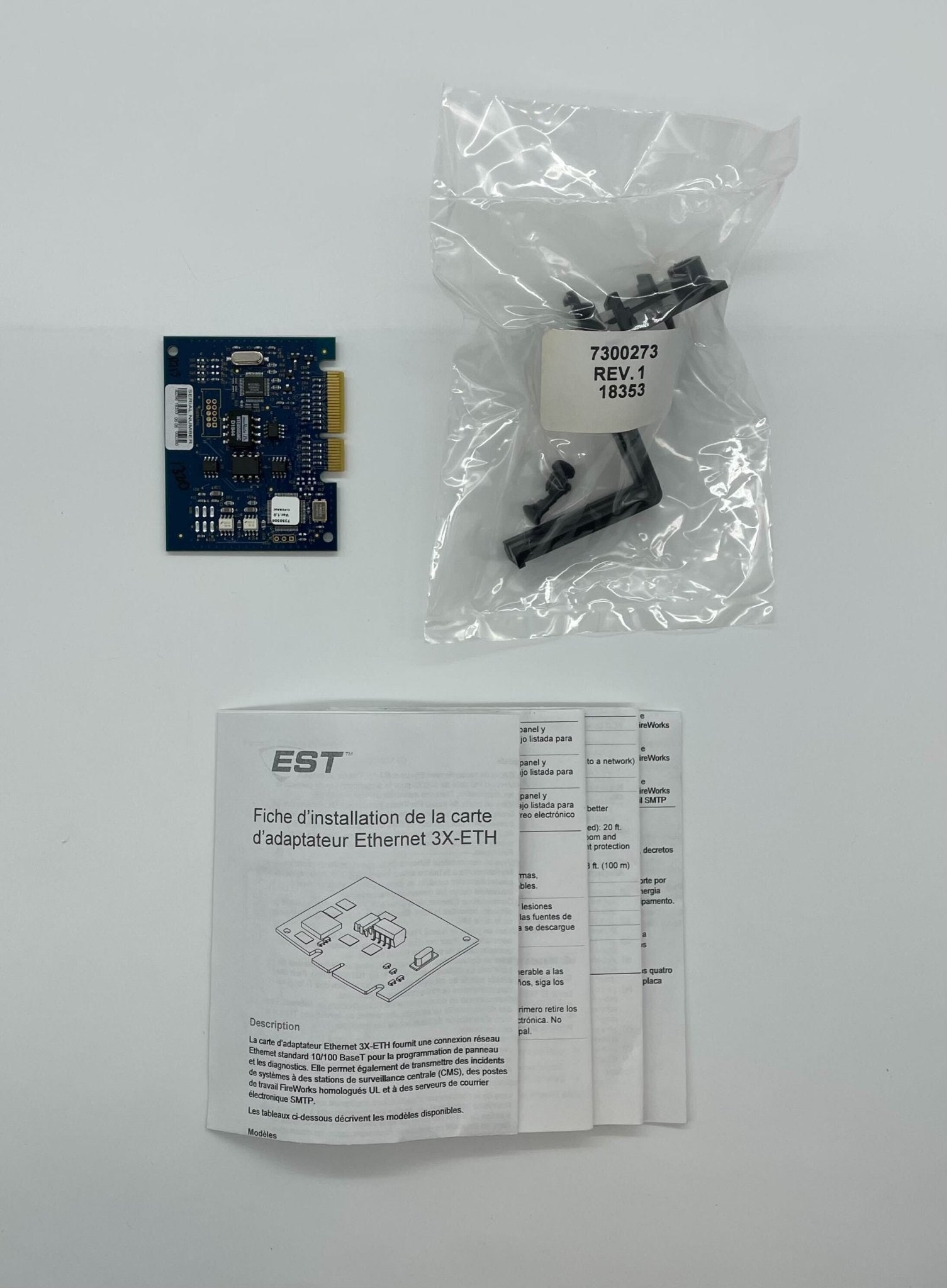Edwards 3X-ETH2 fire alarm device mounted on wall, part of Edwards fire alarm system for building safety.