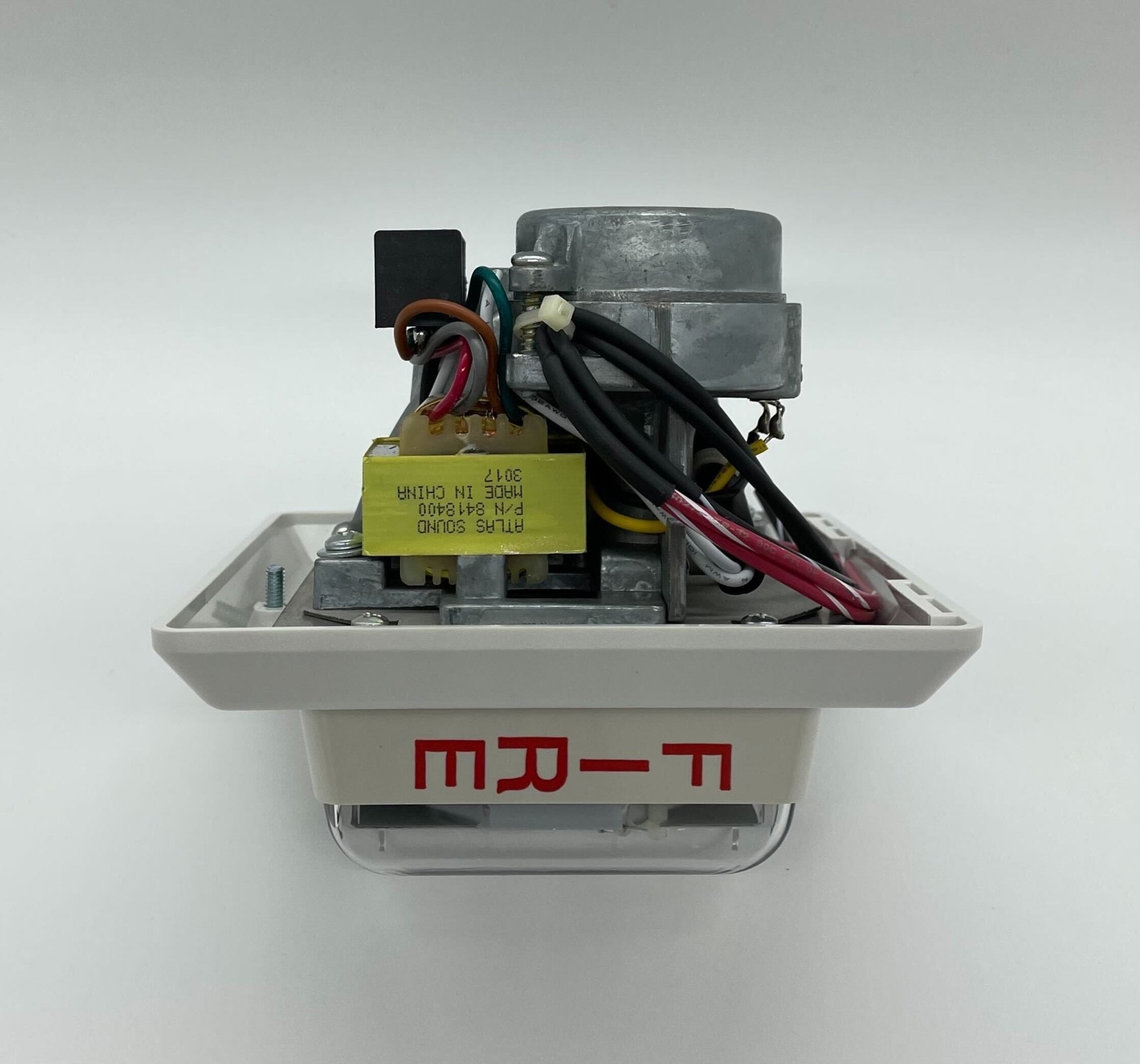 Edwards 757-3A-RS70W speaker strobe with red warning light and alarm horn for emergency notification system.