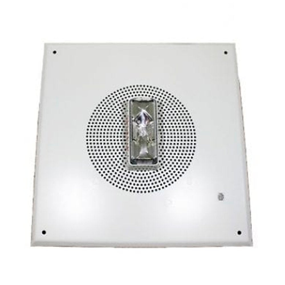 Edwards 965-7A-8SW speaker strobe fire alarm device with bright signaling light and speaker components.
