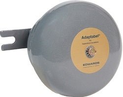 Edwards 435DEX-6G1 fire alarm with digital display and sensor, mounted on wall in a safety setting.