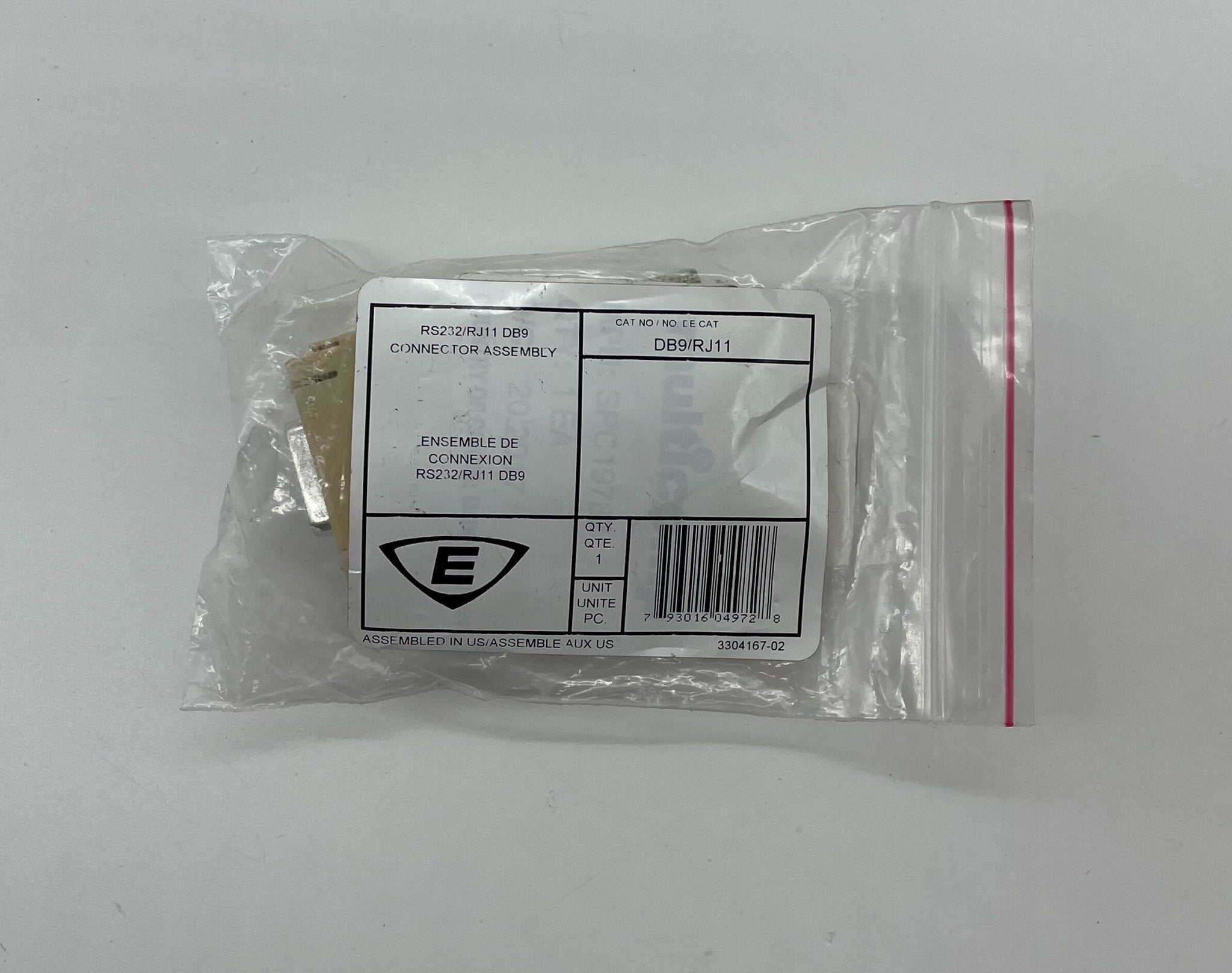 Edwards DB9/RJ11 fire alarm interface device with ports, designed for security and alarm system integration.