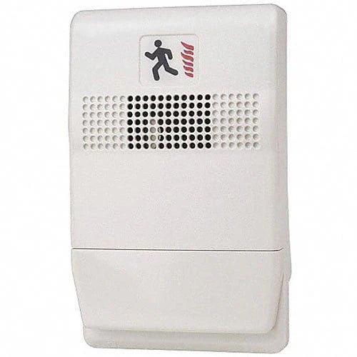Edwards EG1-P fire alarm detector with visible sensor and mounting bracket, designed for building safety and fire detection.