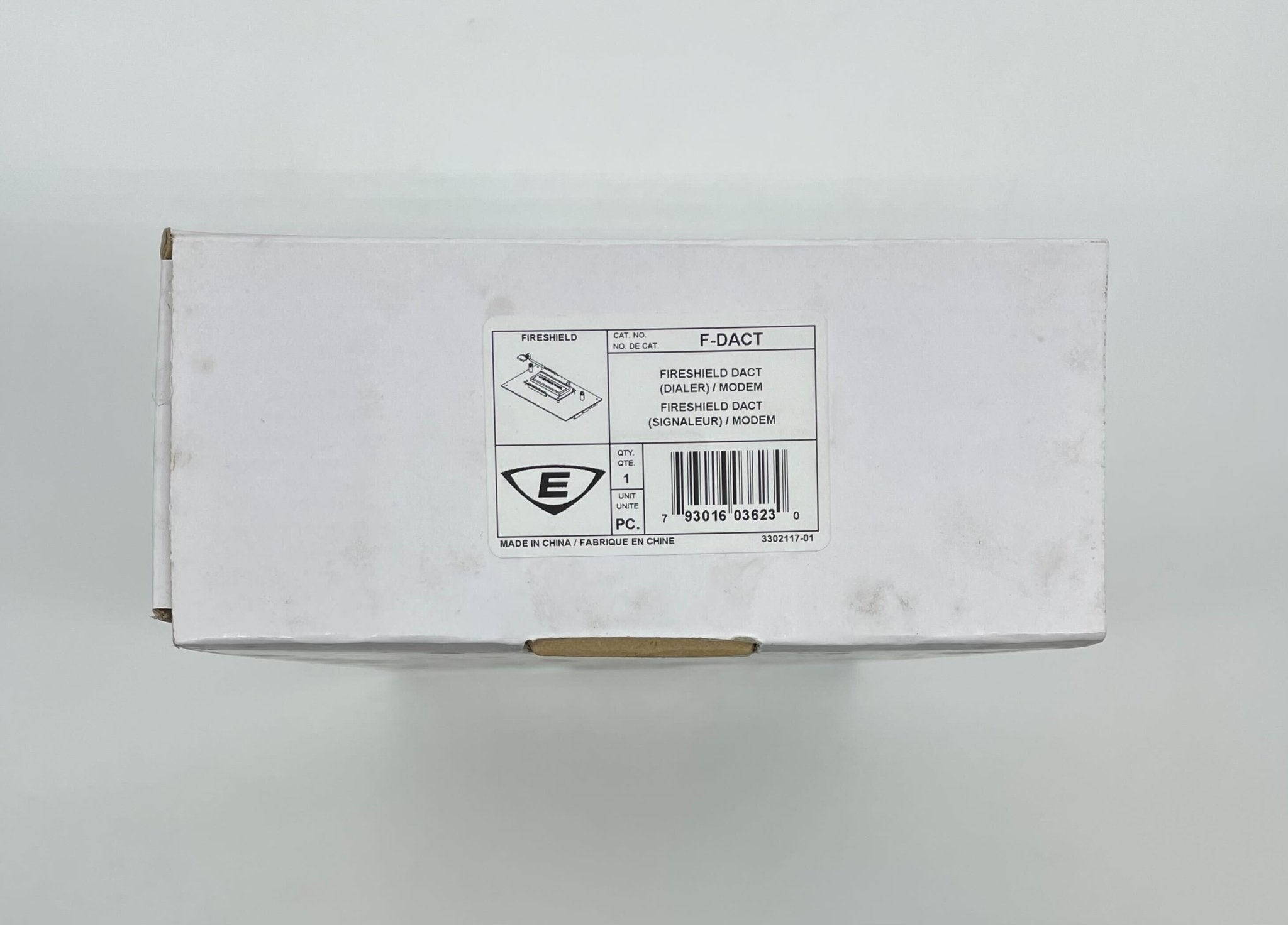 Edwards F-DACT module for Jem Systems, featuring electronic control components and connectors on a white background.