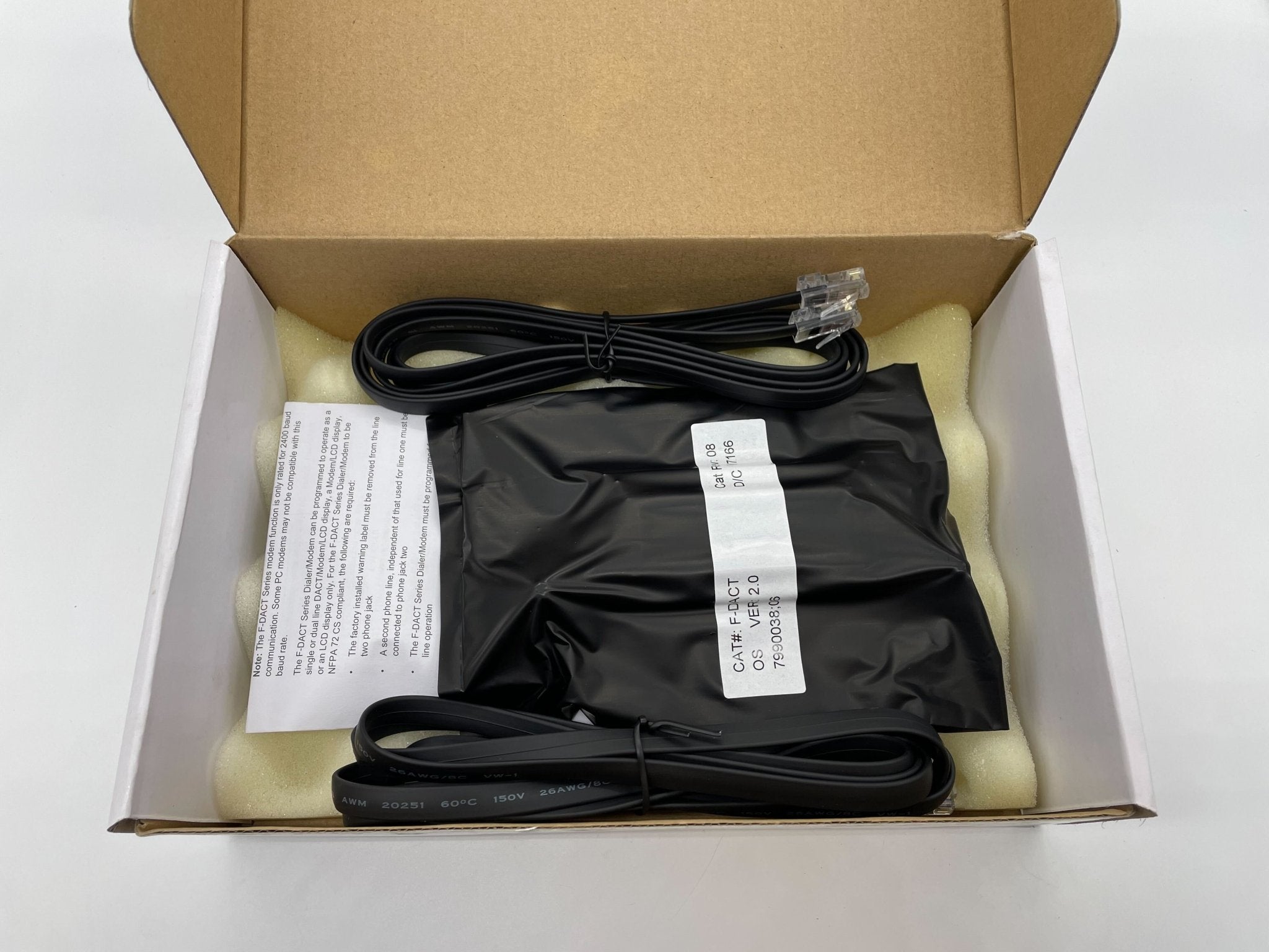 Edwards F-DACT module from Jem Systems, showing a compact industrial control module with multiple connection ports.