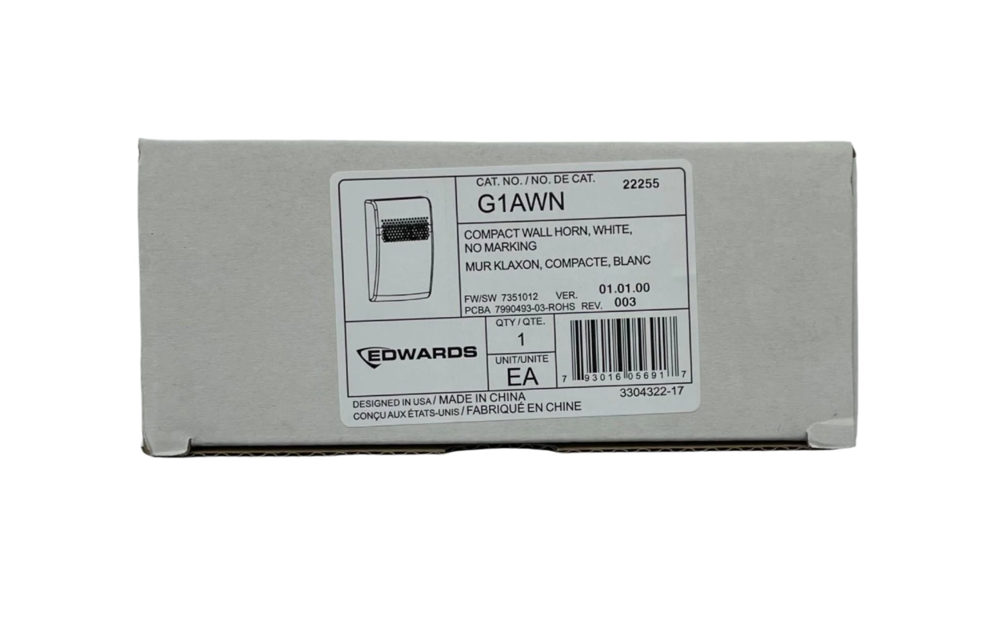 Edwards G1AWN horn, black professional audio horn with mounting hardware, designed for sound reinforcement systems.