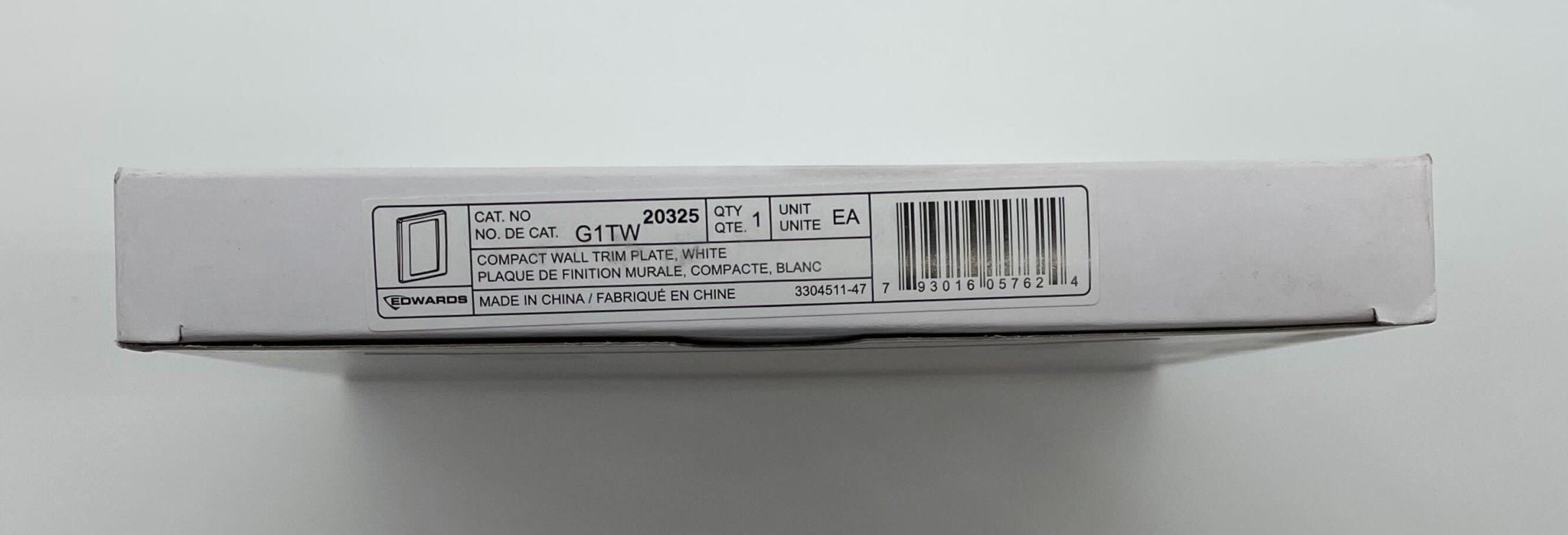 Edwards G1TW fire alarm with smoke and heat detection, mounted on ceiling for residential safety.