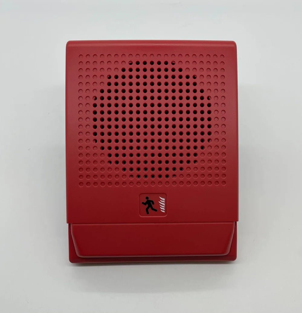 Edwards G4HFRF-S2 fire alarm sensor with wiring and mounting components on a white background