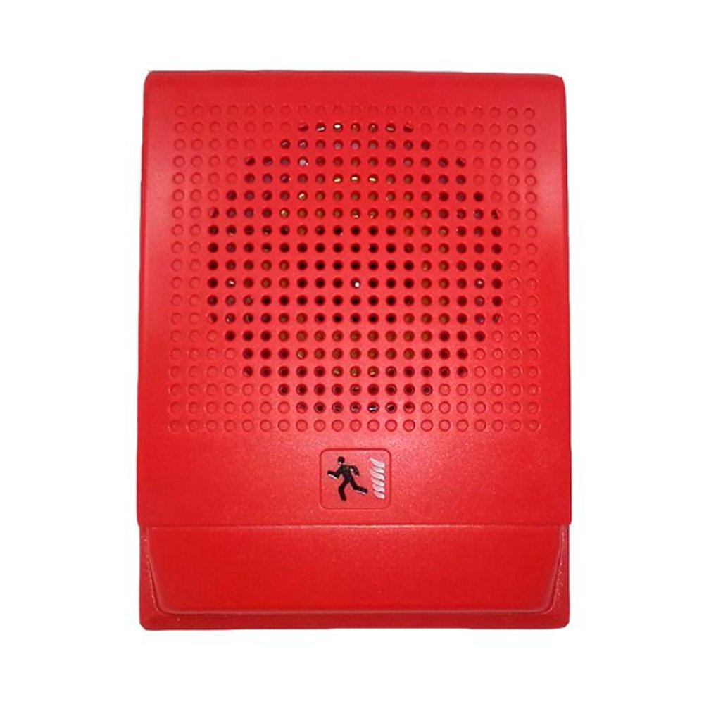 Edwards G4RF-S7 speaker with rugged white enclosure and mounting bracket, designed for professional audio installations.