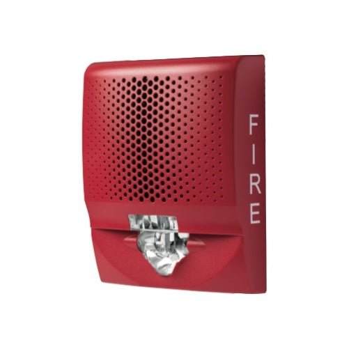 Edwards G4SVRF fire alarm with Jem Systems Canada branding, featuring a white safety sensor and alarm components.
