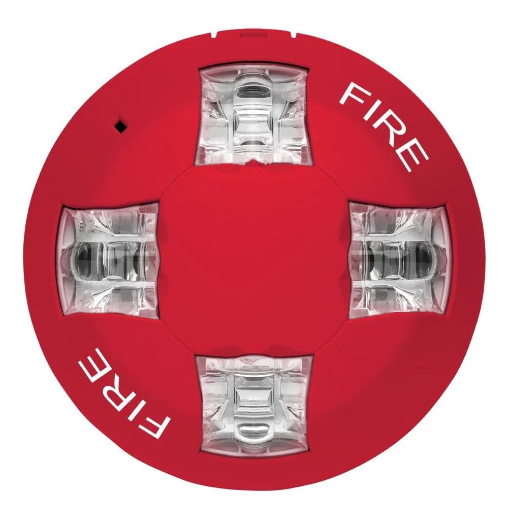 Edwards GCVRF fire alarm system with sensor and wiring components, designed for safety and smoke detection.