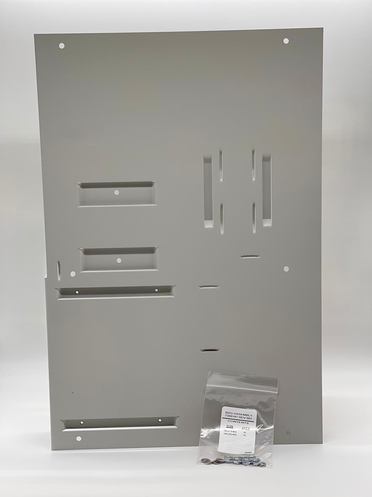 Edwards MN-BRKT1F fire alarm mounting bracket installed on a ceiling, designed for Edwards fire alarm systems.