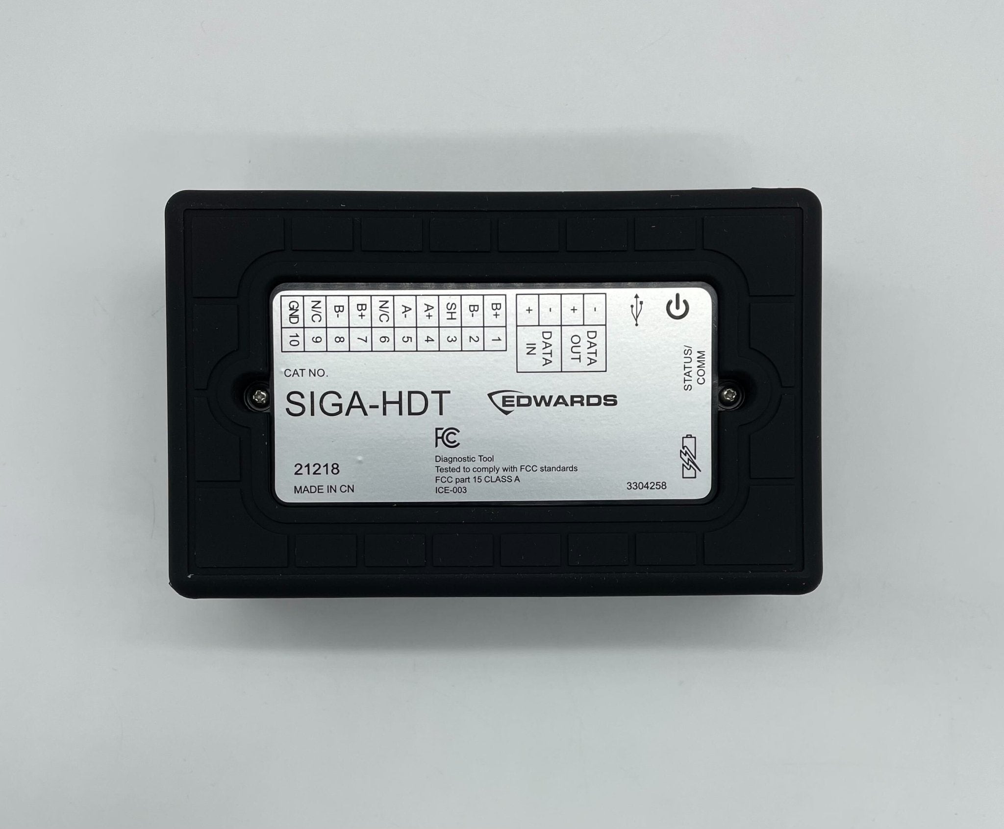 Edwards SIGA-HDT fire alarm device from Jem Systems Canada, showing its design and branding for safety and detection.
