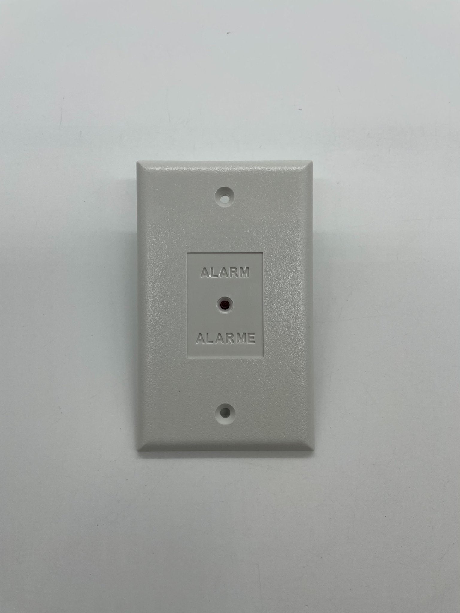 Edwards SIGA-LED fire alarm with LED indicator light, mounted on a ceiling, designed for safety and fire detection.